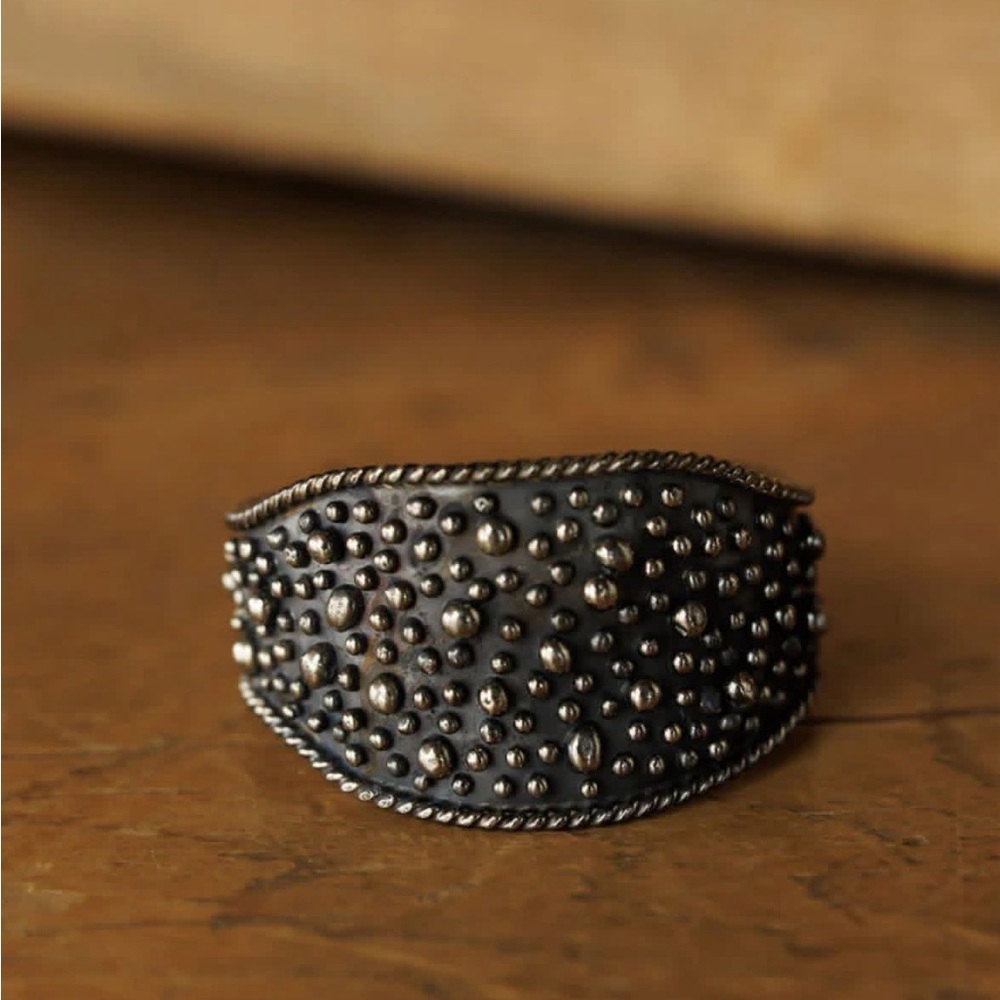 Tekoa Silver Cuff Bracelet